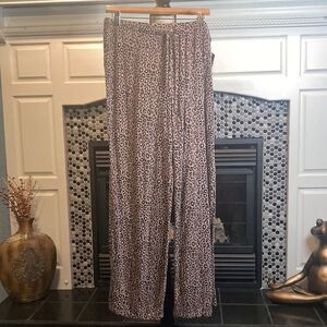 Nordstrom animal print‎ pajama pants, size medium, good used condition